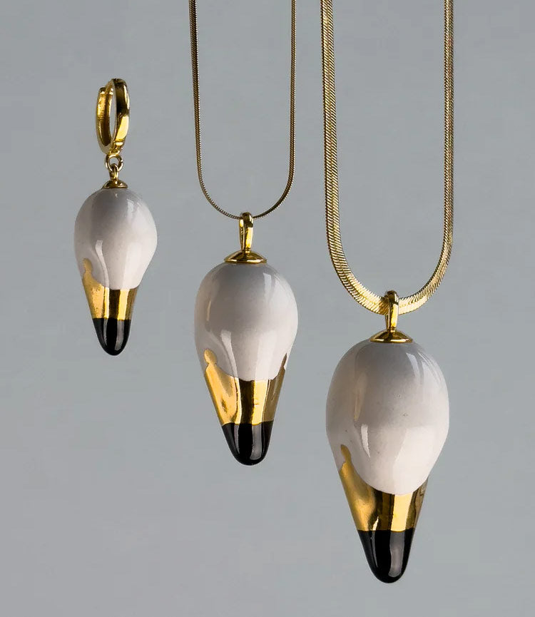 Ceramic Swan Jewelry