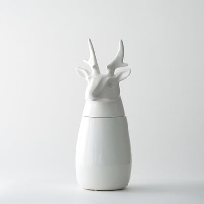 Ikimetsä - Deer with large antlers (White)